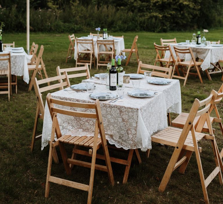 Festival Wedding At Campsite In Holland With A Picnic Reception & Images From Green Antlers Photography