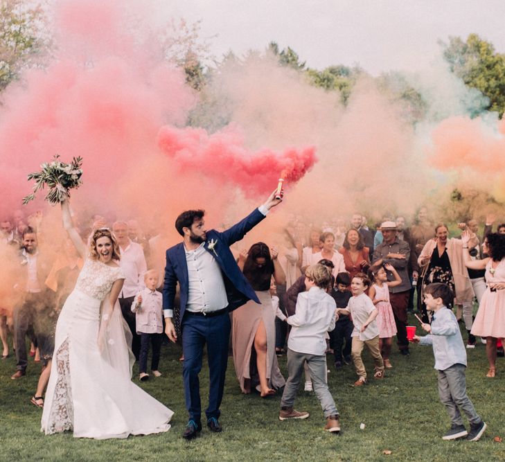 Rime Arodaky Bride For A Stylish Artistic & Bohemian French Wedding At La Dime De Giverny France With Images From Paris Wedding Photographer Juli Etta