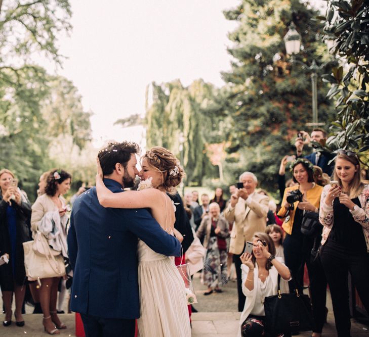 Rime Arodaky Bride For A Stylish Artistic & Bohemian French Wedding At La Dime De Giverny France With Images From Paris Wedding Photographer Juli Etta