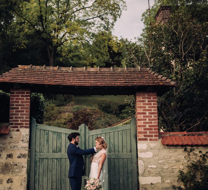 Rime Arodaky Bride For A Stylish Artistic & Bohemian French Wedding At La Dime De Giverny France With Images From Paris Wedding Photographer Juli Etta