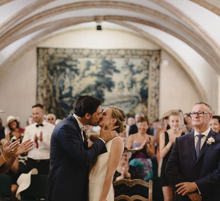 Nicolas Fafiotte Jumpsuit & Groom in Faubourg Saint-Sulpice Suit | Sebastien Boudot Photography