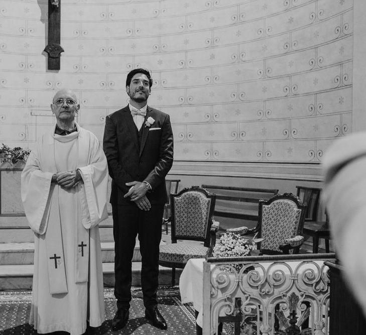 Groom in Faubourg Saint-Sulpice Suit | Sebastien Boudot Photography