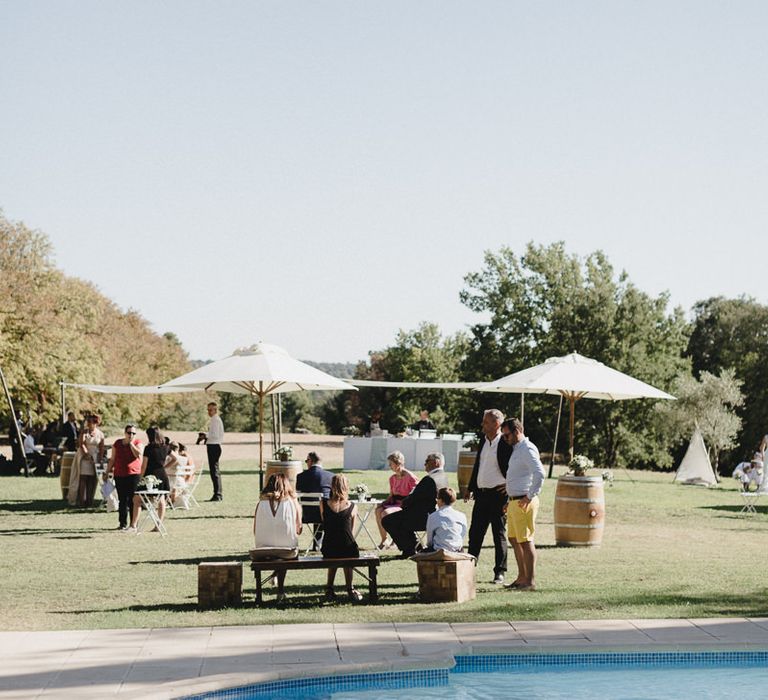 Outdoor Reception at Château Alpheran Provence | Sebastien Boudot Photography