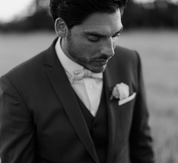 Groom in Faubourg Saint-Sulpice Suit | Sebastien Boudot Photography