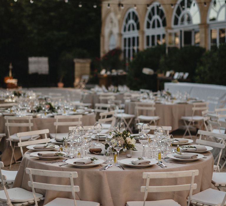 Outdoor Reception at Château Alpheran Provence | Sebastien Boudot Photography