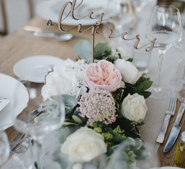 Pink & White Outdoor Reception at Château Alpheran Provence | Sebastien Boudot Photography