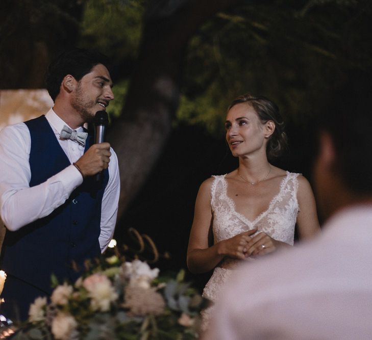 Pink & White Outdoor Reception at Château Alpheran Provence | Sebastien Boudot Photography