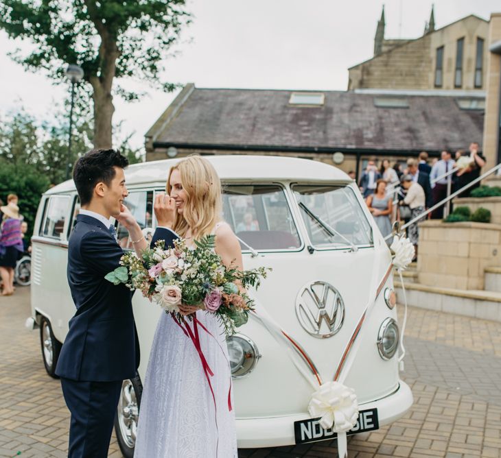 Vintage VW Camper For Wedding