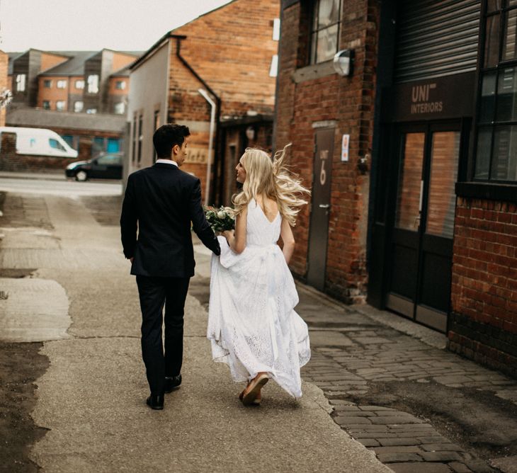 Industrial Wedding At 92 Burton Road Sheffield With Bride In Vera Wang & Groom In Hugo Boss With Images By Kate Waters Photography