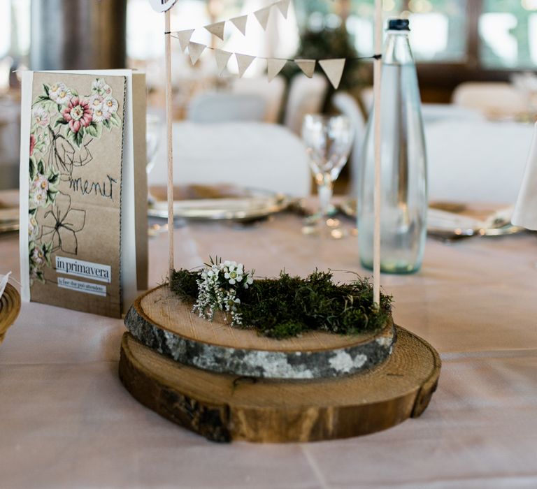 Rustic Wedding In Italy With Dried Flower Bouquets & Flower Crowns And Bride In High Necked Lace Gown With Images From Andrea Calvano