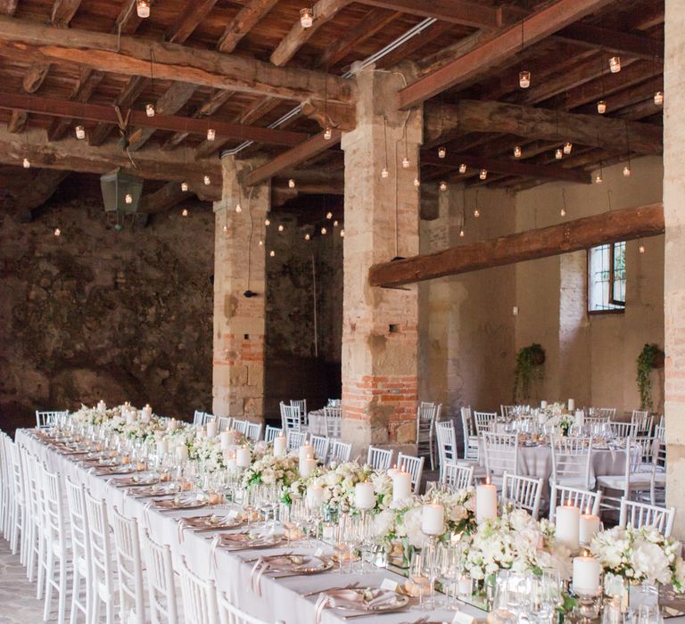 Beautiful Blush Pink Table Setting