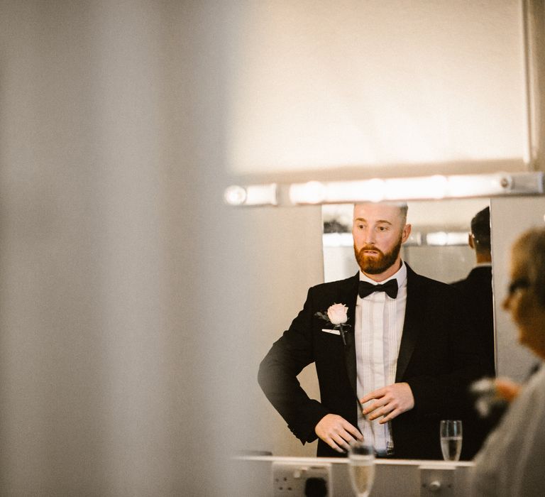 Groom in Tuxedo