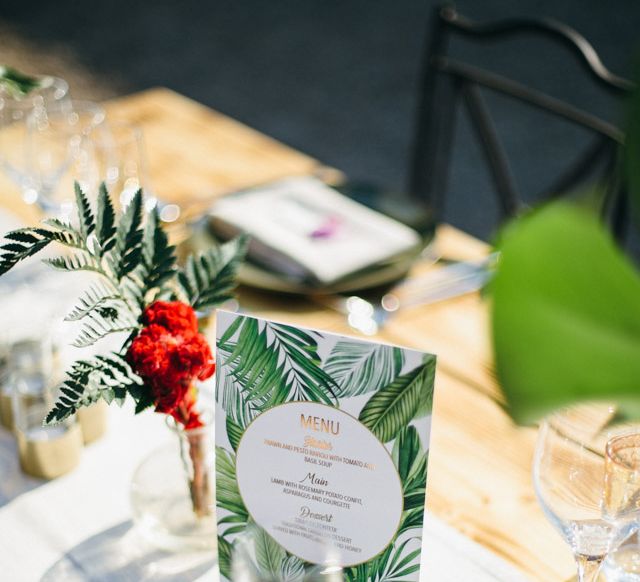 Tropical Themed Wedding in Costa Brava