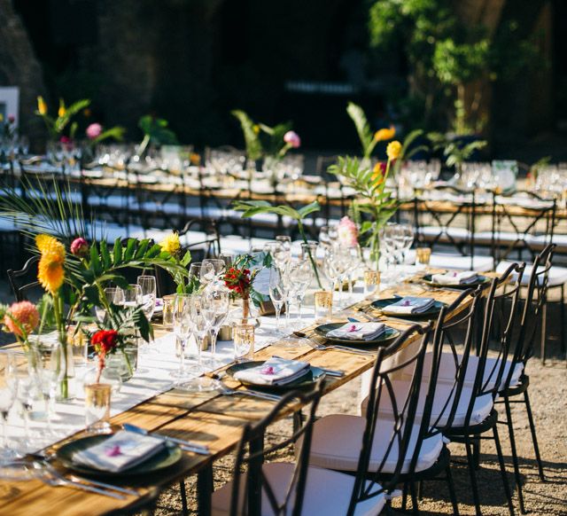 Tropical Themed Wedding in Costa Brava