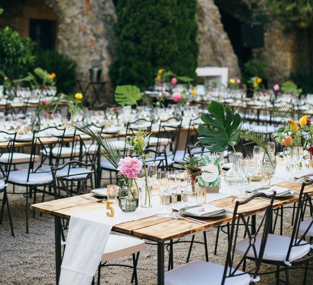 Tropical Themed Wedding in Costa Brava