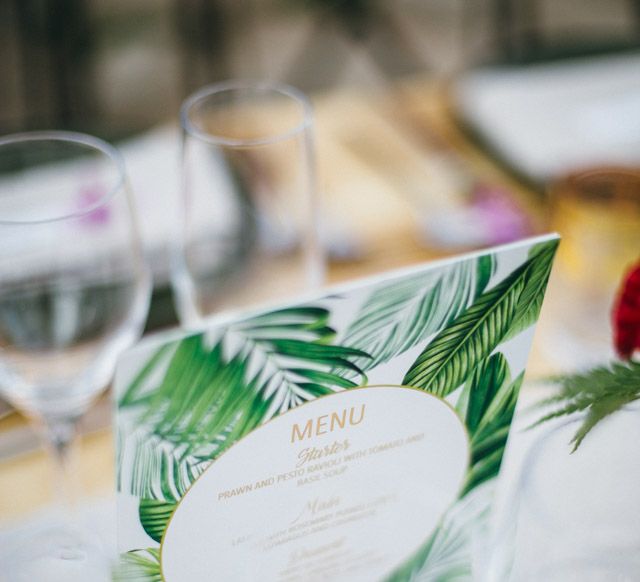 Tropical Themed Wedding in Costa Brava