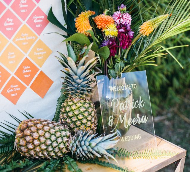 Tropical Themed Wedding in Costa Brava