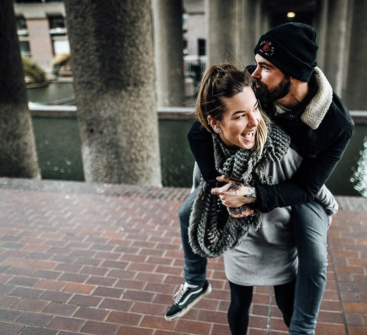 London Engagement Shoot At The Barbican