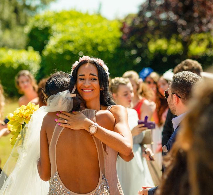 Bride In Sequinned Dress