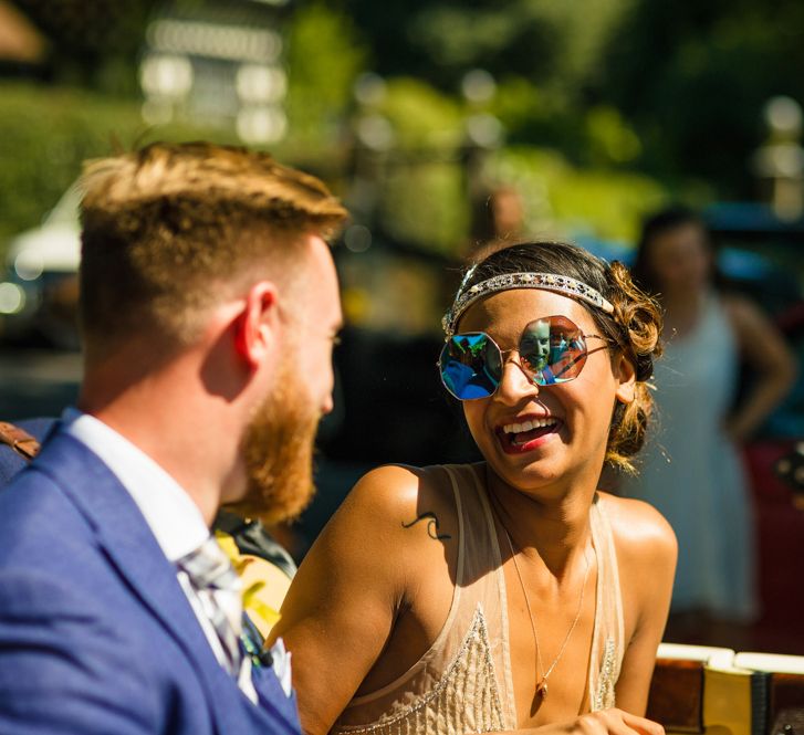 Bride In Sequinned Dress