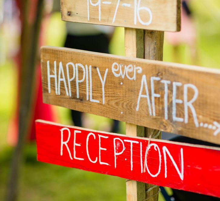 Wooden Wedding Signage