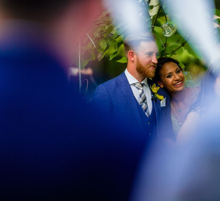 Bride in Sequinned Dress