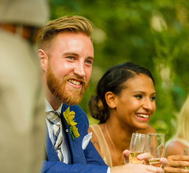 Bride in Sequinned Dress