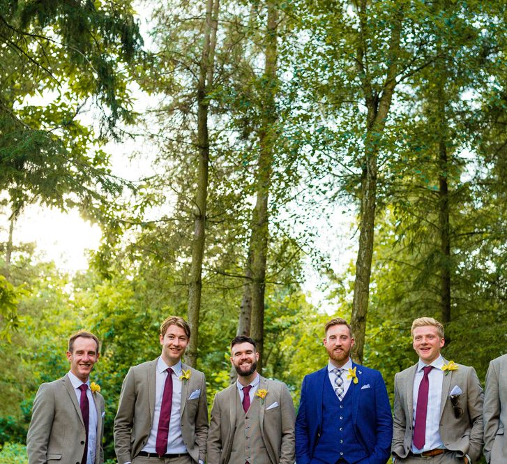 Groomsmen in Grey Suits