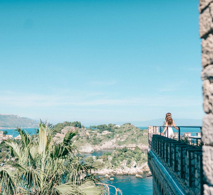 Sicily Elopement Wedding With Bride In Wtoo By Watters And BHLDN Accessories With Images From Sarah Jane Ethan Photography