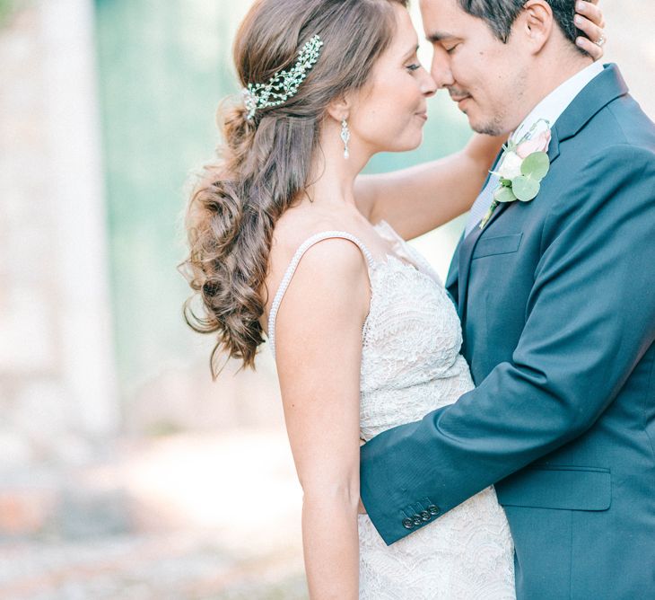 Sicily Elopement Wedding With Bride In Wtoo By Watters And BHLDN Accessories With Images From Sarah Jane Ethan Photography