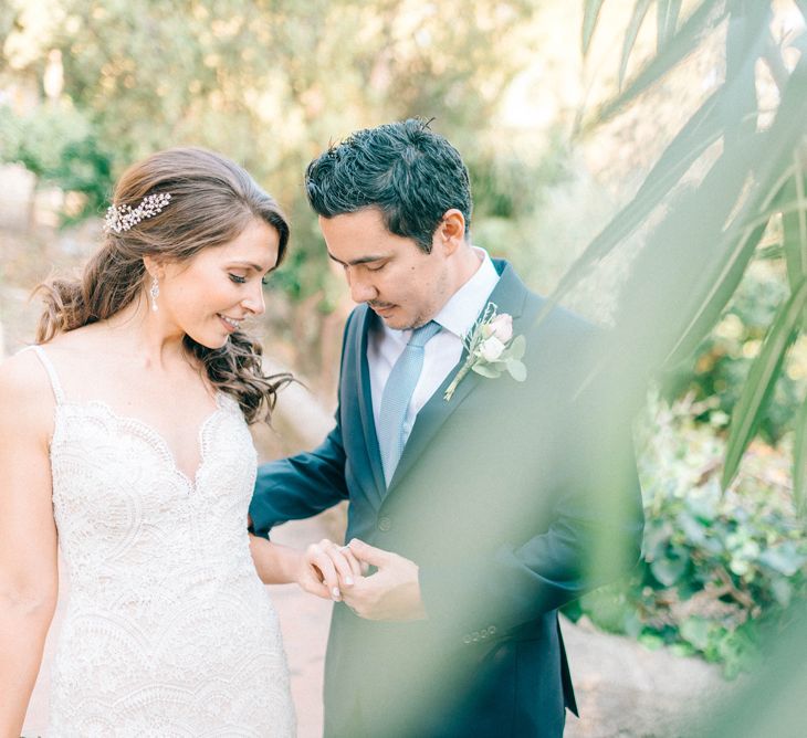 Sicily Elopement Wedding With Bride In Wtoo By Watters And BHLDN Accessories With Images From Sarah Jane Ethan Photography