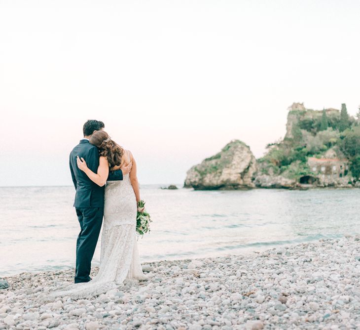 Sicily Elopement Wedding With Bride In Wtoo By Watters And BHLDN Accessories With Images From Sarah Jane Ethan Photography