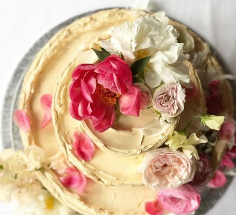 Buttercream Cake By Violet Cakes // Meghan & Harry Royal Wedding Official Wedding Cake Baker