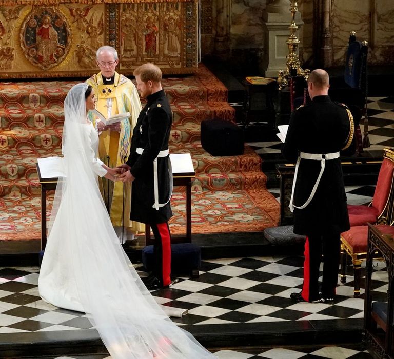 Meghan Markle And Prince Harry Wedding Ceremony St George's Chapel Windsor