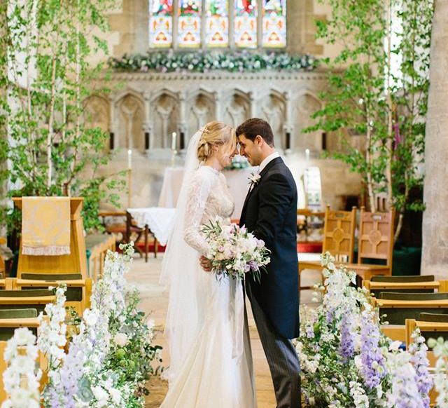 Lucy MacNicoll Floral Design For Classic Church Wedding