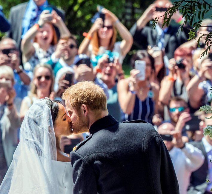 Meghan Markle And Prince Harry Wedding Ceremony St George's Chapel Windsor // Meghan Markle In Claire Waight Keller for Givenchy