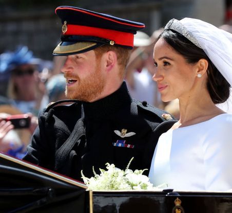 Meghan Markle And Prince Harry Wedding Ceremony St George's Chapel Windsor // Meghan Markle In Claire Waight Keller for Givenchy