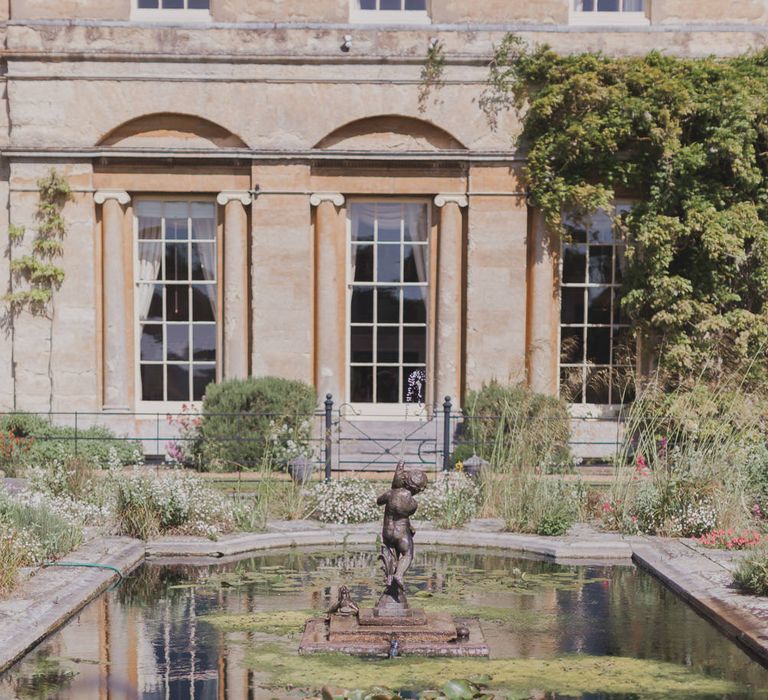 Outdoor Peach Wedding at Courteenhall House in Northamptonshire Planned by Your Story Events | Ferri Photography