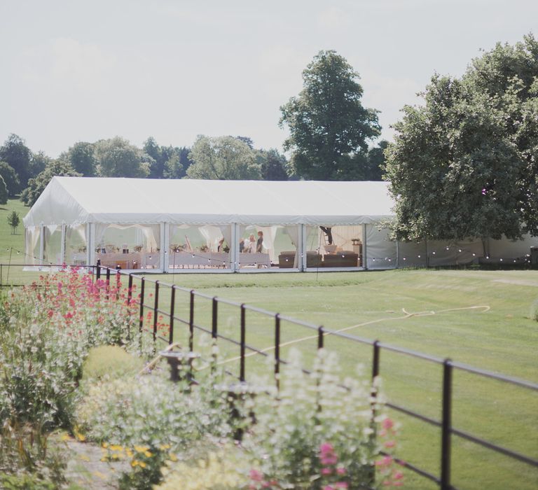 Outdoor Peach Wedding at Courteenhall House in Northamptonshire Planned by Your Story Events | Ferri Photography