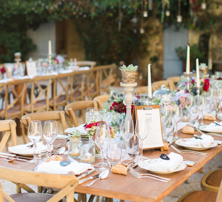 Outdoor Wedding Breakfast