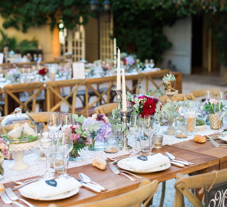 Outdoor Wedding Reception