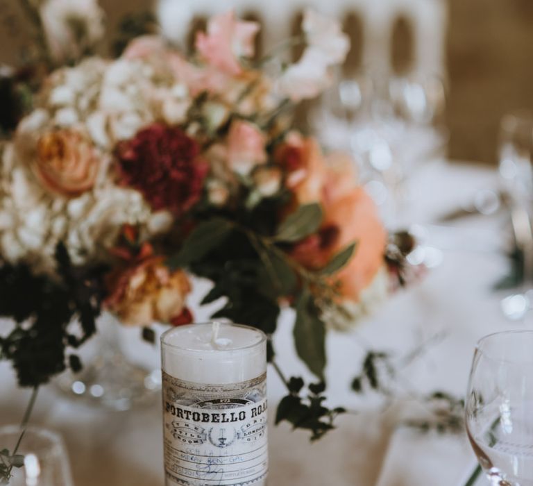 Elegant French Chateau Wedding With Bride In Catherine Deane & Bridesmaids In Navy ASOS Dresses Images By Green Antlers Photography