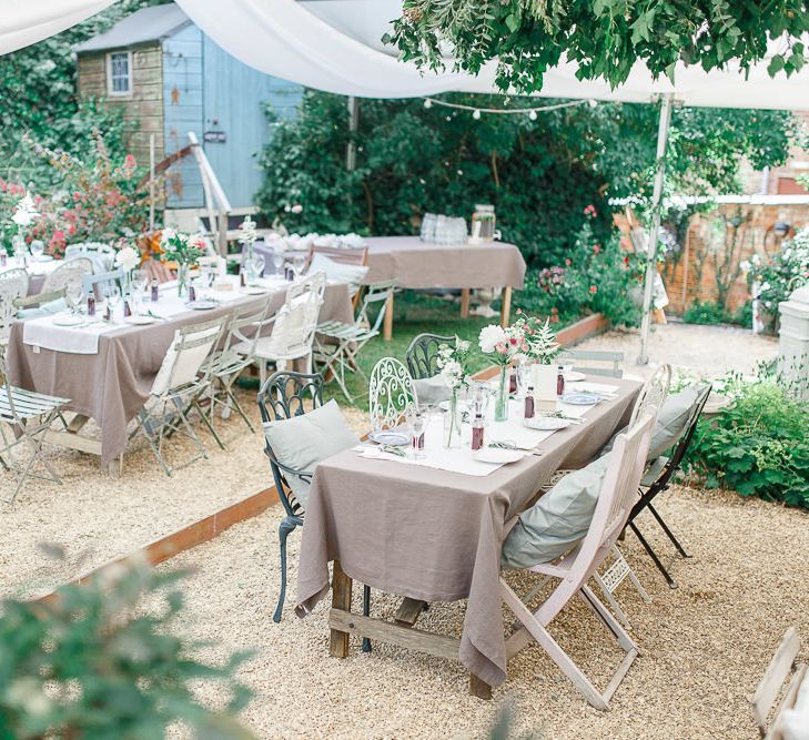 Secret Garden Reception at Castle Cottage Cafe, Oakham | White Stag Wedding Photography