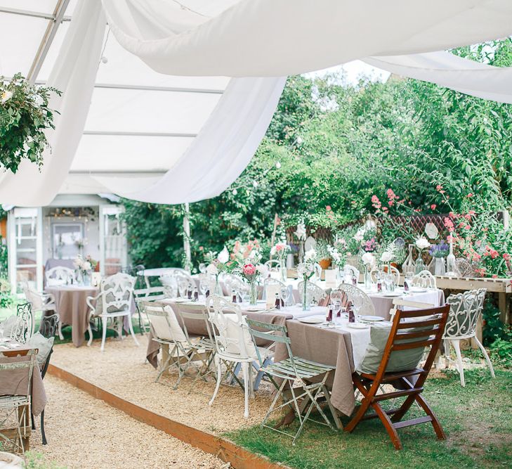 Secret Garden Reception at Castle Cottage Cafe, Oakham | White Stag Wedding Photography