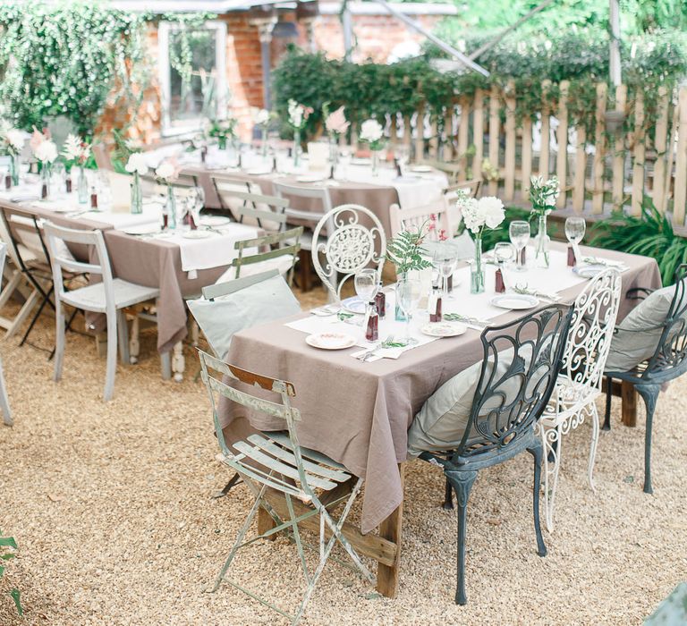 Secret Garden Reception at Castle Cottage Cafe, Oakham | White Stag Wedding Photography