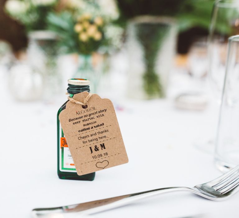 Miniature Jägermeister Wedding Favours