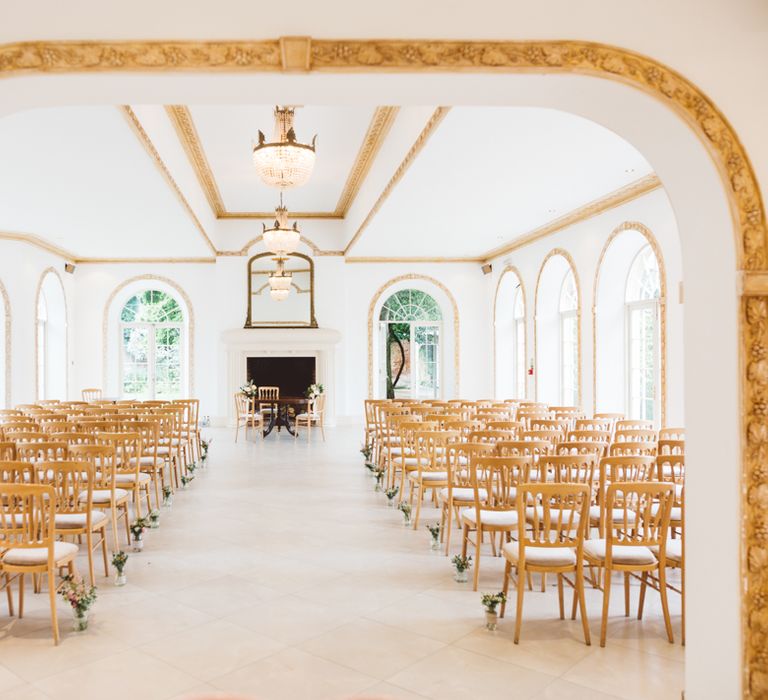 Northbrook Park, Surrey Wedding Ceremony Room