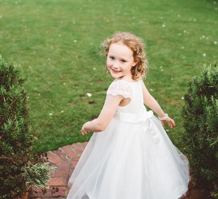 Flower Girl in John Lewis Dress