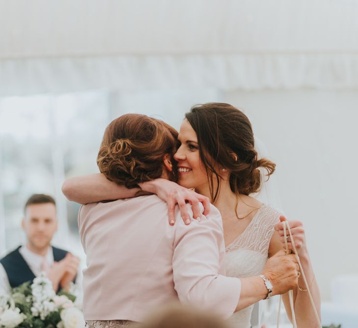 Hugs | Classic Marquee Reception at Chippenham Park | Eliza Claire Photography