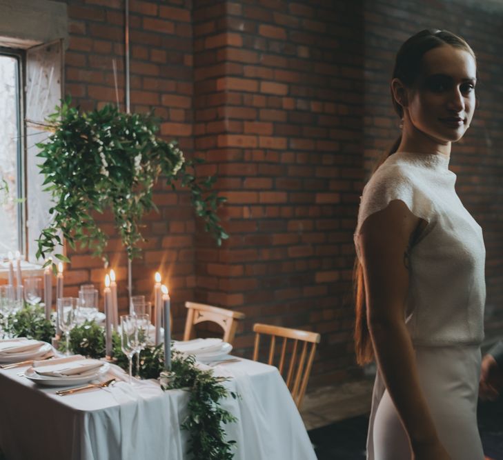 Modern Minimalism Wedding Shoot At Victoria Warehouse